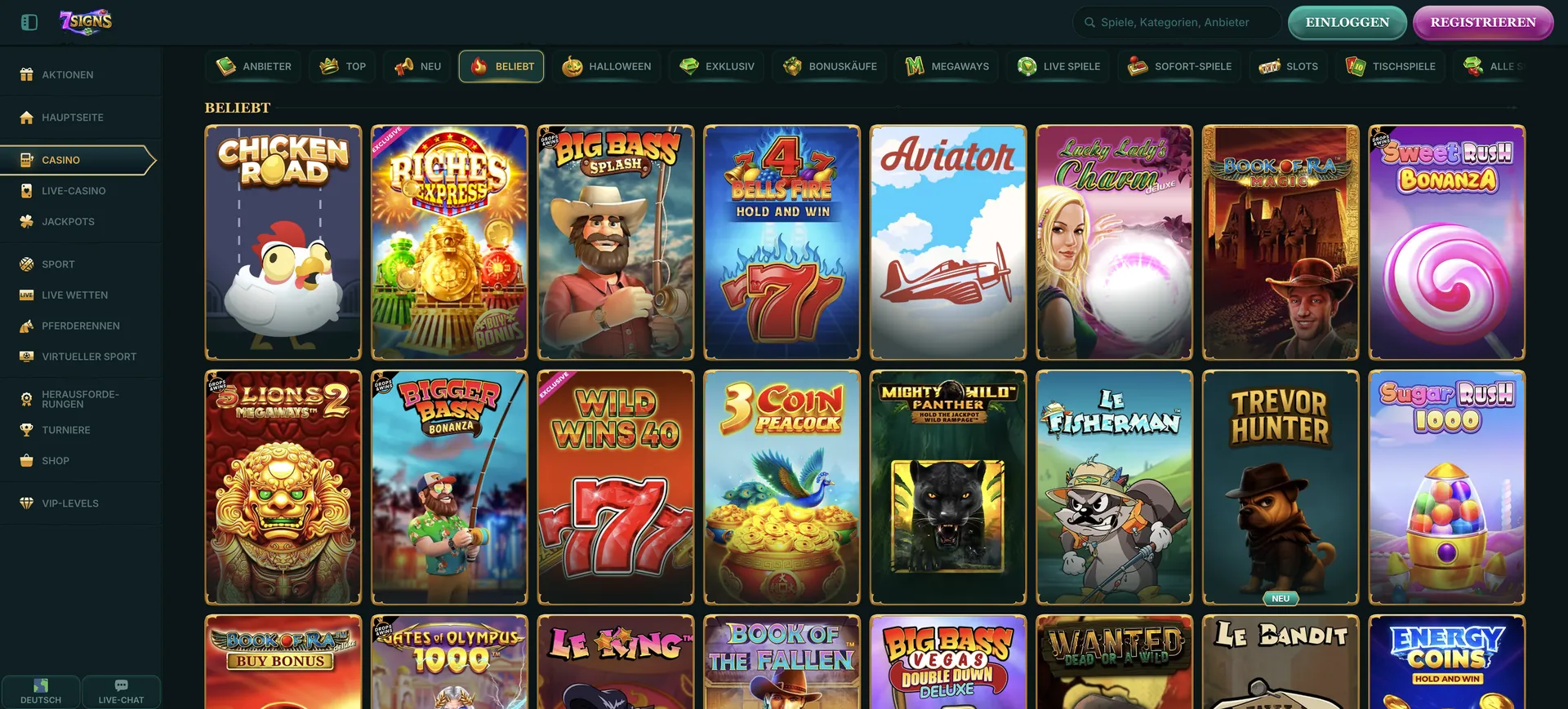 7Signs Casino: Beliebt