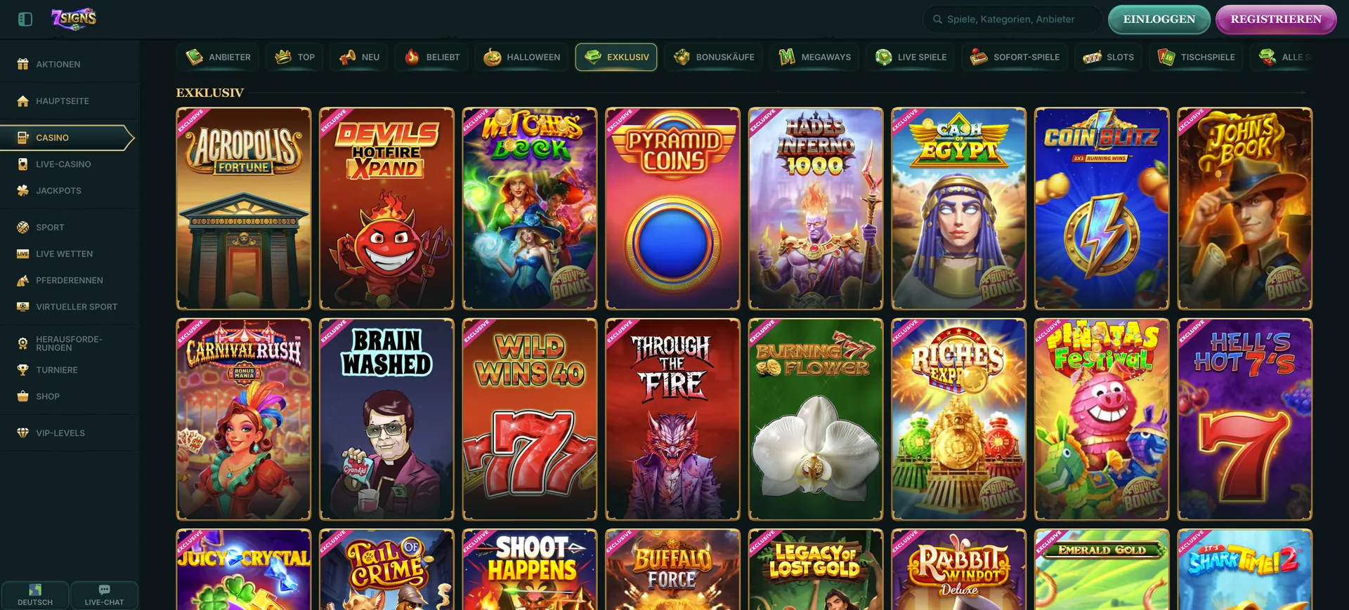 7Signs Casino: Exklusiv
