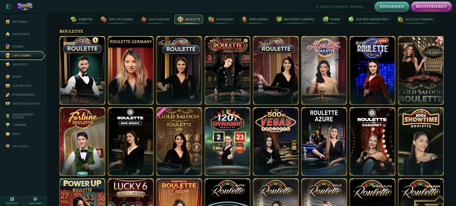 7Signs Casino App: Roulette