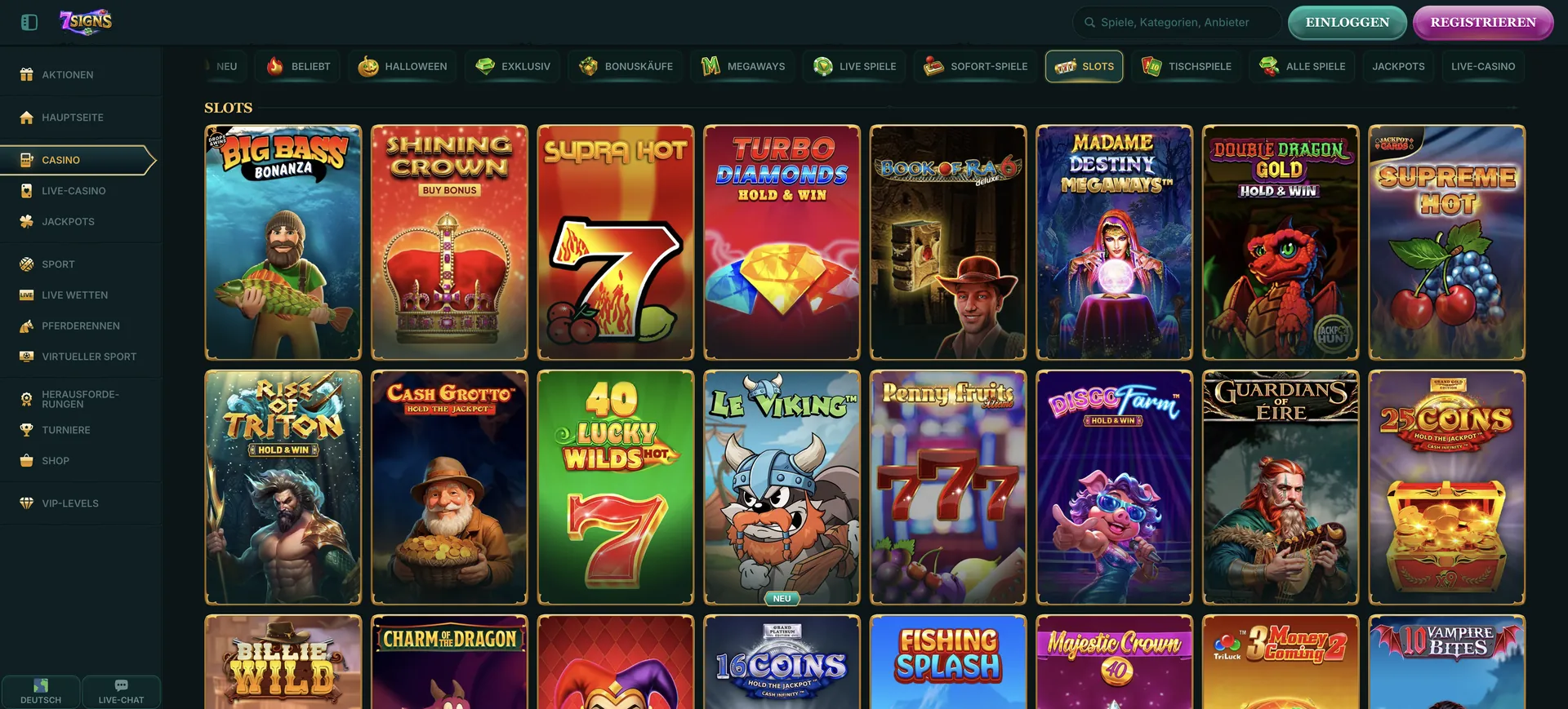 7Signs Casino Auszahlung: Spielautomaten